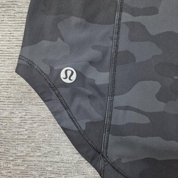 Lululemon Sculpt Tank Heritage 365 Camo Size 8 Black Gray Active Sleeveless Top - Picture 6 of 7